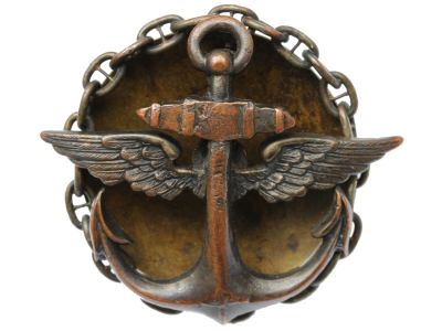 A RUSSIAN BADGE OF THE PILOT OF NAVI AVIATION. A badge of graduation from the Naval Aviation 
