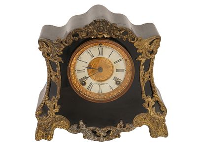 АНТИКВАРНЫЕ ВИКТОРИАНСКИЕ НАСТОЛЬНЫЕ ЧАСЫ КОМПАНИИ ANSONIA CLOCK COMPANY. Антикварные 