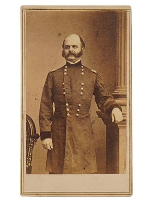 АНТИКВАРНАЯ ФОТОГРАФИЯ В ФОРМАТЕ CABINET ОТ МЭТЬЮ БРЭДИ 1860-Е ГОДЫ. Антикварная фотография 