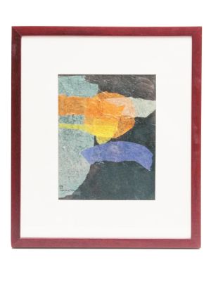 AN ABSTRACT PAINTING BY DANI SIBAYAN. An abstract painting by Dani Sibayan (b. 1953). Mixed 