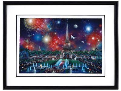 EIFFEL TOWER SERIO LITHOGRAPH BY CHEN ALEXANDER. Alexander Chen, Chinese, American, born 1952 