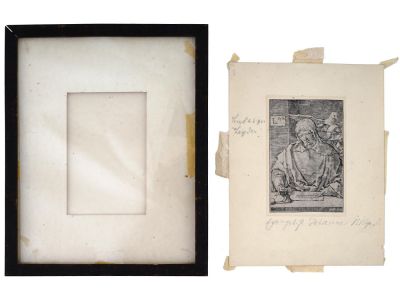 DUTCH PRINT SAINT MATTHEW AFTER LUCAS VAN LEYDEN,. After Lucas van Leyden, Dutch, 1494 to 1533 