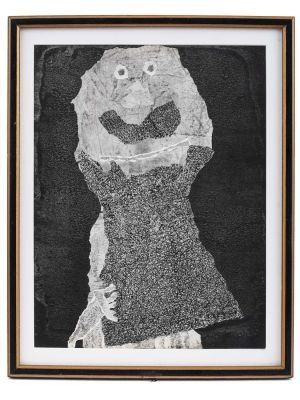 ORIGINAL MID CEN FRENCH LITHOGRAPH BY JEAN DUBUFFET. Jean Dubuffet, French, 1901 to 1985, an 