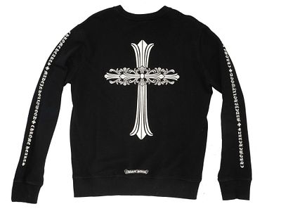 CHROME HEARTS CEMETERY CROSS THERMAL LONGSLEEVE. A Chrome Hearts Cemetery Cross Thermal 