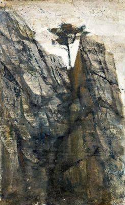 Лещенко В.П. (1939 г.р.) - Крым. СССР, 1987 год. Картон, масло. 34,5 Х 21,2 см. 
Лещенко Владимир 