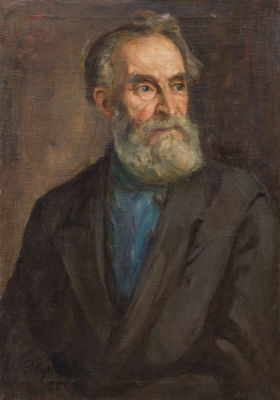 Якунин Д.Н. (1892-1949) - Портрет брата. СССР, 1925 год. Холст, масло. 70 Х 49,5 см. Подпись и дата 