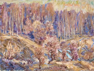 Бальзамов С.П. (1903-1983) - Последний снег. СССР, 1975 год. Холст, масло. 59 Х 79,5 см 
Сергей 