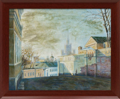 Таганка. Богданов 
СССР, 1978 г. Холст, масло. 40 Х 50 см. В раме.