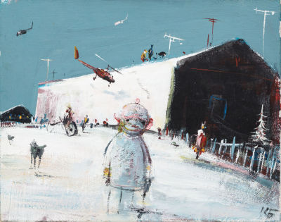 Батынков К.А. (1959 г.р.) - Север. Россия, 2000-е годы. Холст, акрил. 31 Х 39 см. Подпись справа 