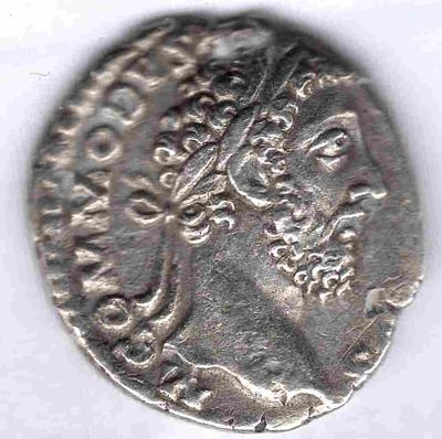 Денарий. Рим. Коммод. 177-192 г.г. н.э. 
177-192 г.г. н.э.