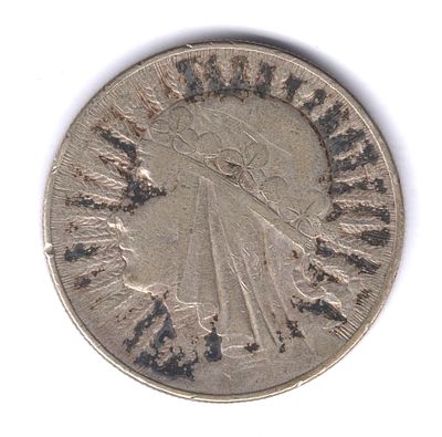 10 злотых. Символ Польши. Серебро.