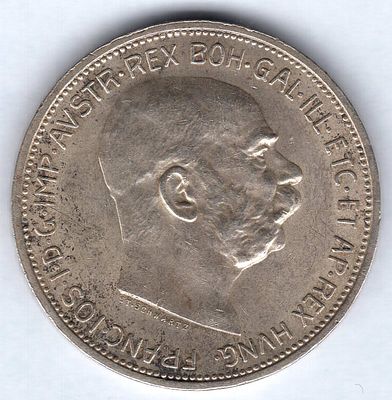 2 кроны. Австро-Венгрия. 1912