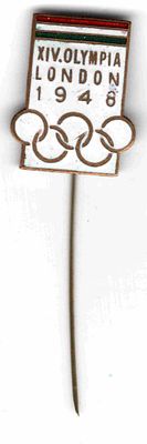 Значок Олимпийские игры в Лондоне 1948. 1948