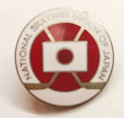 Значок хоккей. Япония. 1950-е