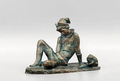 Рыжова Т.Ю. (1921-2001) - Скульптурная группа &laquo;Иван царевич и Царевна-лягушка&raquo;. СССР, 1973-74 гг. 