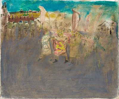 Конышева Н.И.(1935-2022) - 7 ноября. Россия, 2004 г. Холст, масло. 50 Х 60 см Натта Ивановна 