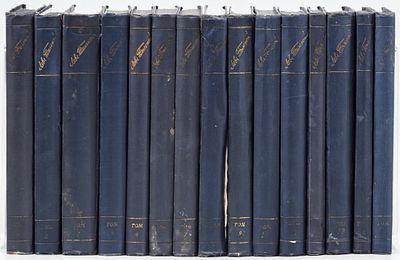 Толстой Л.Н. Полное собрание художественных произведений в 15 тт. Москва; Ленинград: Гос. 