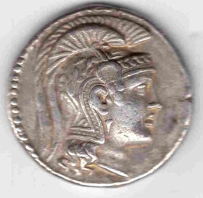 Тетрадрахма. Афины. 135-134 г.г. до н.э. 135-134 до н.э. 
Тетрадрахма. Древняя Греция. Афины . 