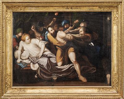 Неизвестный художник - Копия с картины Рубенса &laquo;Пленение Самсона&raquo;. Западная Европа, XVIII в. (?). 