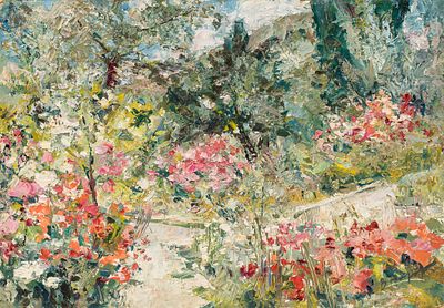 Назаров В.А.(1905-1984) - Весна. СССР, 1974 г. Картон, масло. 35 Х 50 см. Повреждения по краям. 