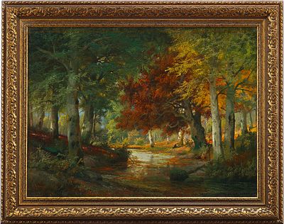 Осенний пейзаж художник Alois Arnegger. Alois ArneggerЕвропаXX векхолст, масло75 см х 101 смНа 