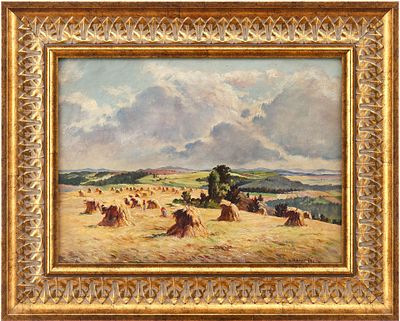 Картина «Урожай». Maršálek, Ilja LadislavВторая четверть XX векакартон, масло32,7 см х 44,6 смНа 