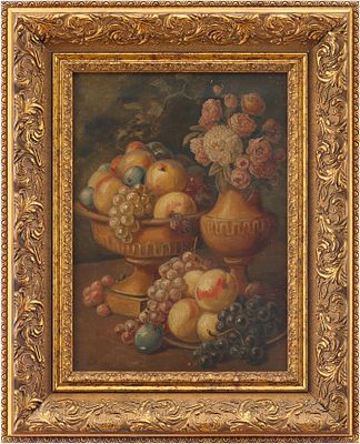 Z. Holl Натюрморт с античными вазами х/м Европа 1874 г. 40,5x29,5 см. Z. Holl1874холст, масло40 