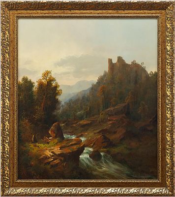 Картина «Руины замка». Н. ArtistXX векхолст, масло80 см х 70 смНа картине изображён пейзаж с 