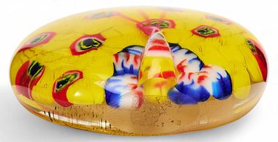 Пресс-папье в технике m&iacute;lie f&iacute;ori (милле фиори). Муранопервая половина XX векацветное стекло; 