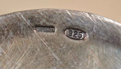 Лоток с бульдогом. Италияпосле 1968-1970-е ггсеребро 925, штамп см х см130Представлен 