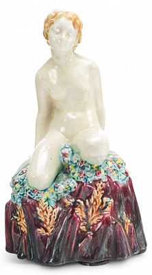 Скульптура "Богемская лейпа". фабрика А. Фёрстера, Австрия1906-1908 ггфаянс; литье, тонировка20 