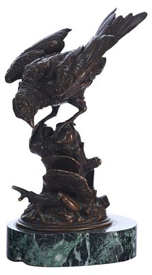 Скульптура бронзовая &laquo;Древесная птица&raquo;. Э.П. ДелабриерФранция2-я половина XIX векабронза 