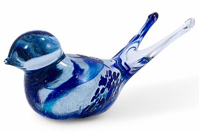 Скульптура &laquo;Ласточка&raquo;. Мурано. Италияконец ХХ векаБесцветное и цветное стекло6 см х 15 