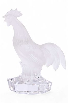 Скульптура &laquo;Петух&raquo;. Гебель, Германияконец XX векастекло хрустальное, литьё.10,3 см х 