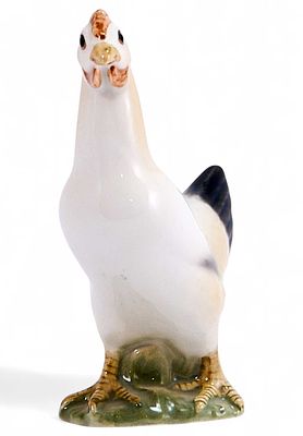 Скульптура фарфоровая &laquo;Курица&raquo;. Bing &amp; Grondahl Factory, Дания1950 ггфарфор, роспись 