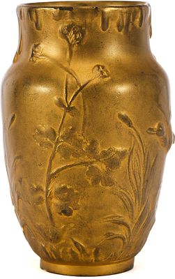 Ваза &laquo;Утки в камышах&raquo;. Европаконец XIX- начало XX ввбронза, литьё, патинирование13,2 см х 9 