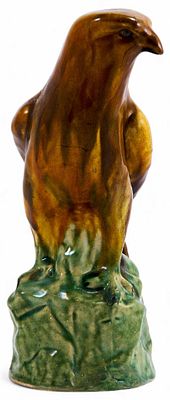 Скульптура &laquo;Ястреб&raquo;. Невьянский завод художественной керамики1960-1980 ггфаянс; литье 