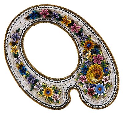 Рамка для фотографии. ИталияКонец XIX векасмальта, мозаика; бронза, монтировка13 см х 8,7 