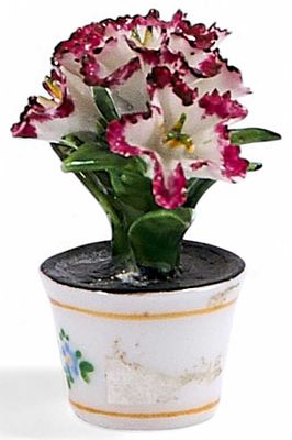 Скульптура &laquo;Гвоздика в горшке&raquo;. Пассау, Германия1905-1922 ггфарфор, роспись подглазурная 