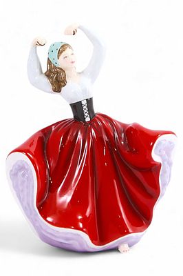 Скульптура &laquo;Кармен&raquo;. Royal Doulton. Европа2004фарфор, литьё, роспись18,3 см х смФарфоровая 