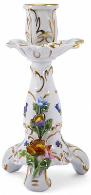 Подсвечник фарфоровой мануфактуры S&auml;chsische Porzellan-Manufaktur Dresden (Саксония). Потсшаппел 