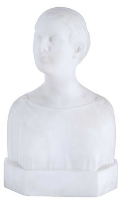 Скульптурный бюст &laquo;Лаура&raquo;. неизвестный европейский скульпторЕвропа1918мрамор; резьба, шлифовка30 