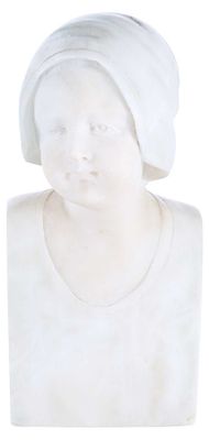 Бюст неизвестной девочки. неизвестный европейский скульпторЕвропаконец XIX - начало XX 