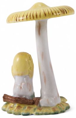 Грибы фарфоровые. ЕвропаВторая половина XX векафарфор, роспись11,3 см х смПредставлена садовая 