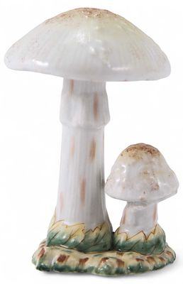 Скульптура Грибы. Европавторая половина ХХ векафарфор, роспись надглазурная12,3 см х 