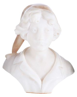 Бюст неизвестной девушки. Европа. неизвестный европейский скульпторЕвропаконец XIX- начало ХХ 