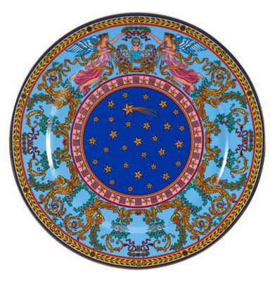 Панно &laquo;Рождество&raquo;. Розенталь-Версаче, Германия1997фарфор, деколь, золочение31,8 см х 2,1 