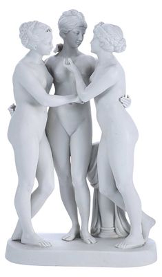 Три грации, Германия. Кацухетте, Германия1914-1945 ггбисквит, литьё22,4 см х смПредставлена 