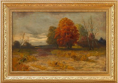 &laquo;Немецкий осенний пейзаж&raquo;. неизв. немецкий художникЕвропаПервая четверть XX векахолст, масло47,5 