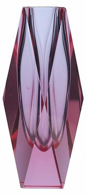 Ваза 15,7 см Мурано. Мурано1970-ггцветное стекло, литьё15,7 см х смВаза из цветного стекла 